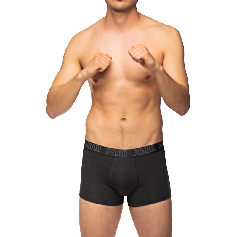 Boxerman_Herrenunterwäsche_Boxershorts_Puma_2-er Set_Basic Trunks_Grau