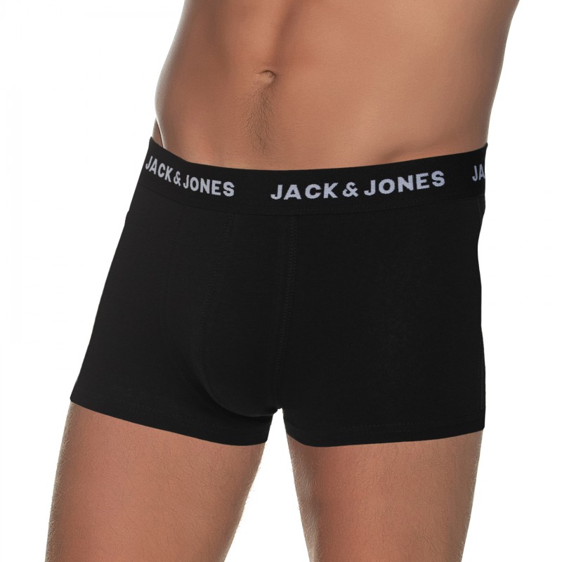 Boxerman_Boxershorts_Herrenunterwäsche_Jack&Jones_5-erSet_Trunks_Schwarz