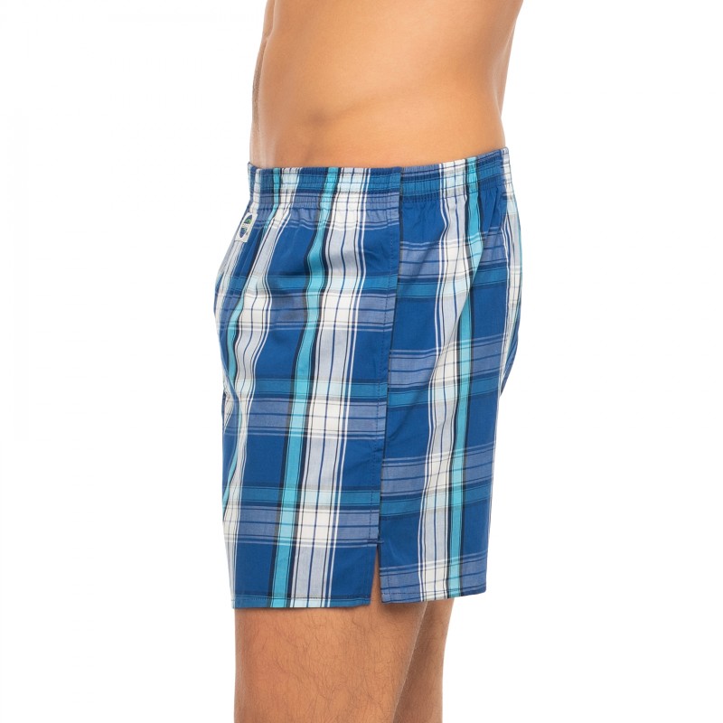 Boxerman_Herrenunterwäsche_D.E.A.L International_Boxershorts_Blau_kariert