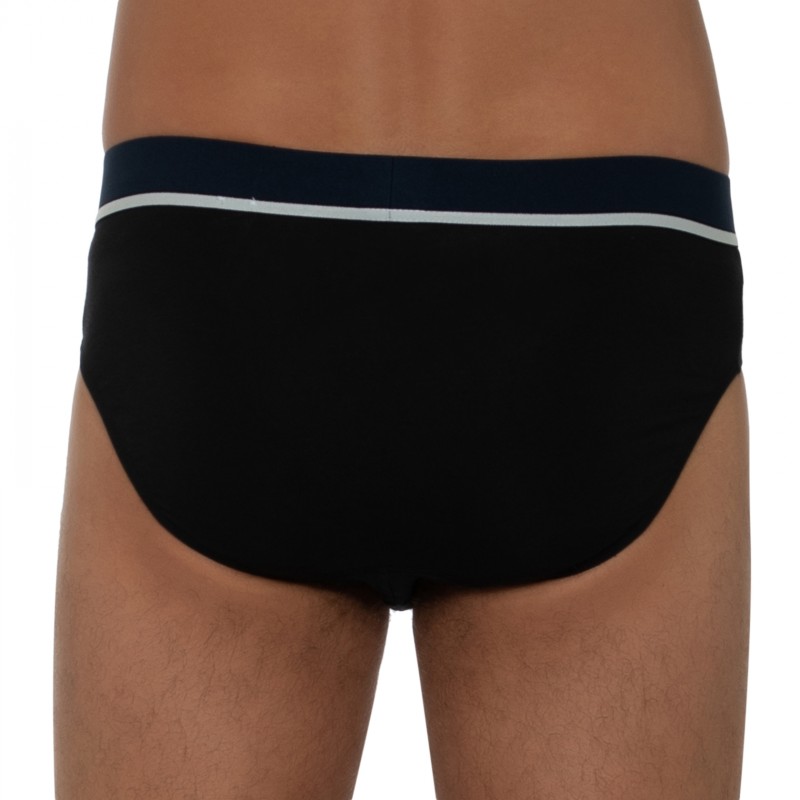 Boxerman_Herrenunterwäsche_Boxershorts_Schiesser_3-er Set_Slips_Schwarz