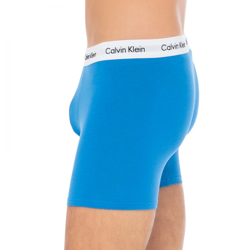 CalvinKlein_3-erSet_BoxerBriefs_Grau,Weiß&Blau