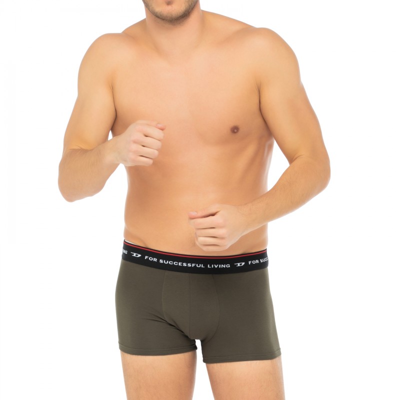 Diesel_3-erSet_Trunks_Schwarz,Blau&Khaki