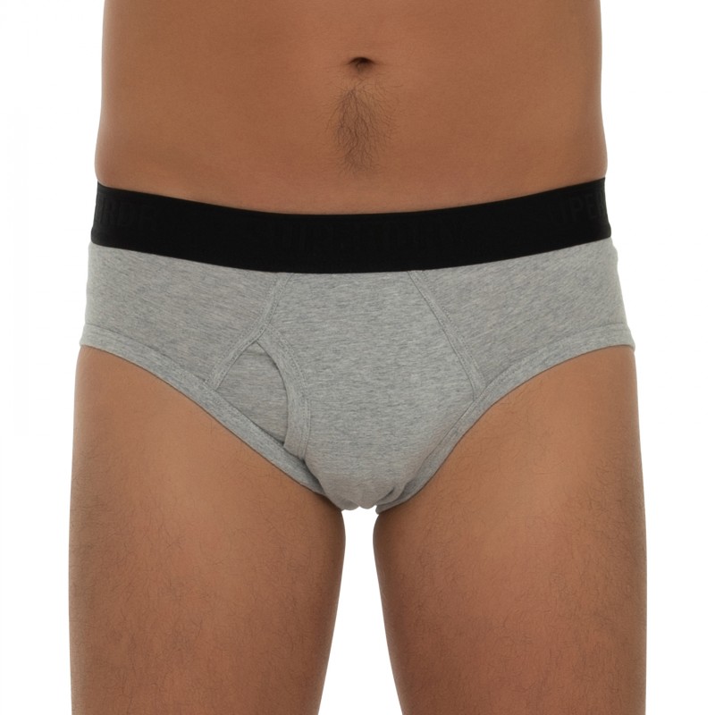 Boxerman_Herrenunterwäsche_Superdry_3-er Set_Slips_Grau