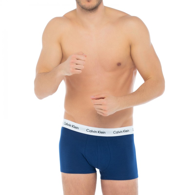 CalvinKlein_3-erSet_LowRise_Trunks_Grau,Pink&Lila