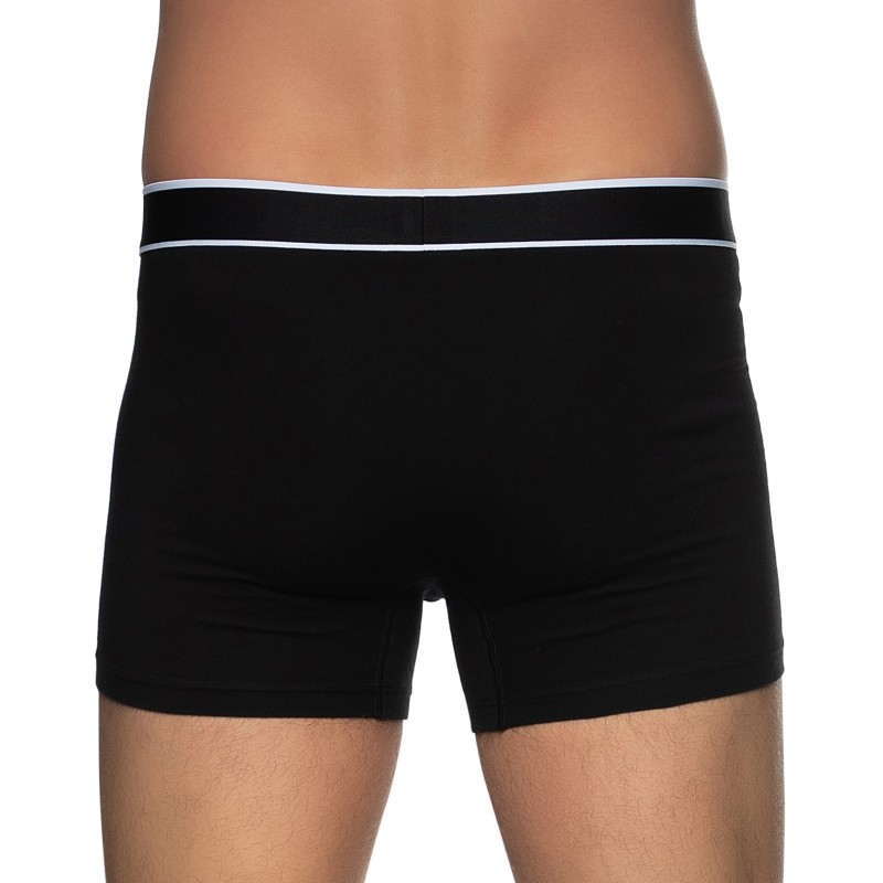 Boxerman_Herrenunterwäsche_Boxershorts_Schiesser_3-er Set_Trunks_Schwarz
