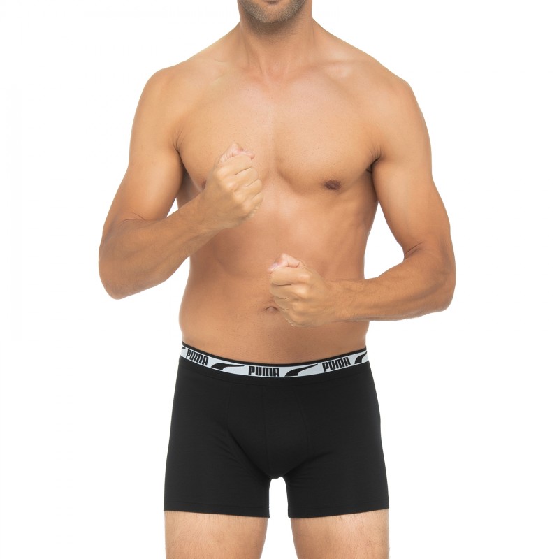 Boxerman_Herrenunterwäsche_Puma_2-er Set_Boxer Schwarz