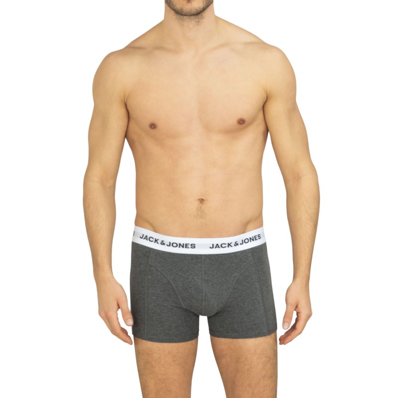 Jack & Jones 10-er Set Trunks Schwarz, Blau, Grün & Grau