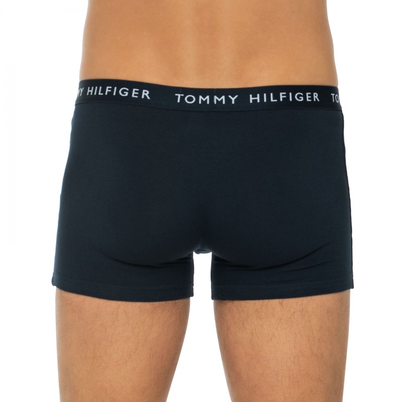 Boxerman_Herrenunterwäsche_Boxershorts_Tommy Hilfiger_3-er Set_Trunks_Dunkelblau Türkis & Olivgrün