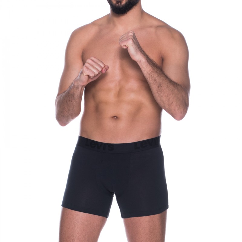 Levi's_3-er Set_Boxer Briefs_Schwarz