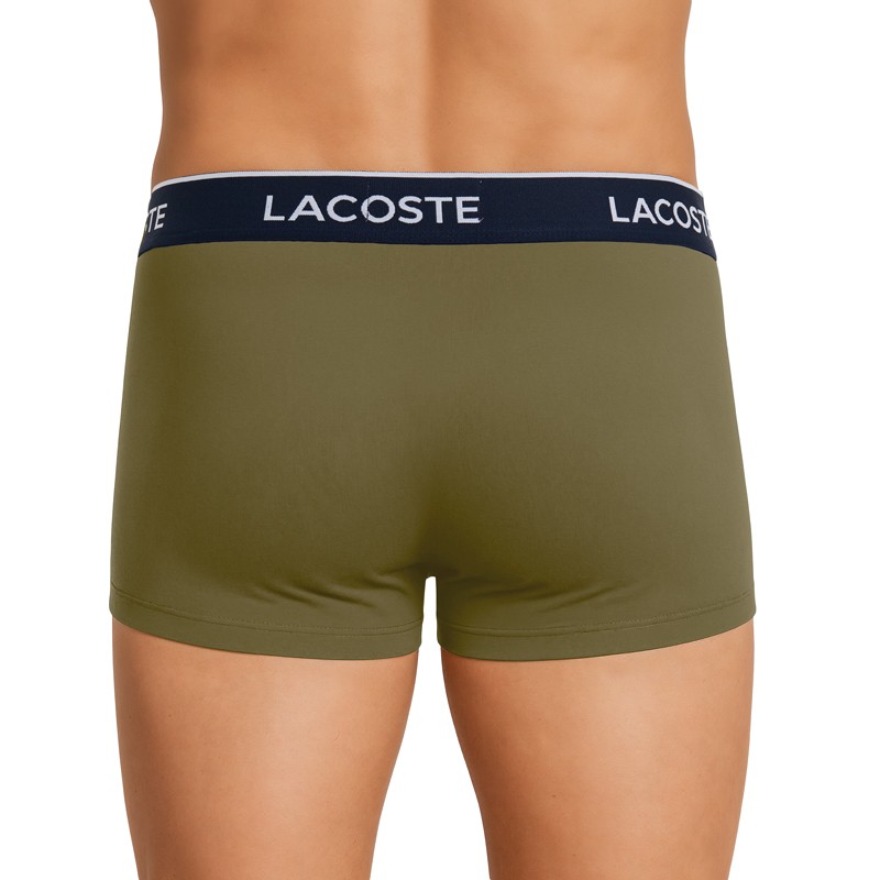 Lacoste 3-er Set Trunks in Grün, Blau & Flieder