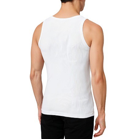 Calvin Klein 3-er Set Tanktop Weiß, Grau & Blau