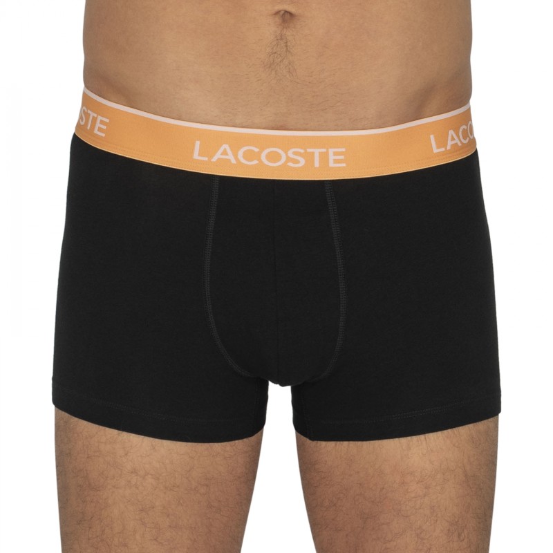 Lacoste_3-erSet_Trunks_Schwarz_mitverschiedenfarbigemWebbund