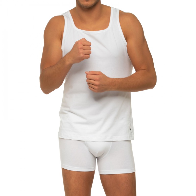 Seidensticker 2-er Set Unterhemd Weiß