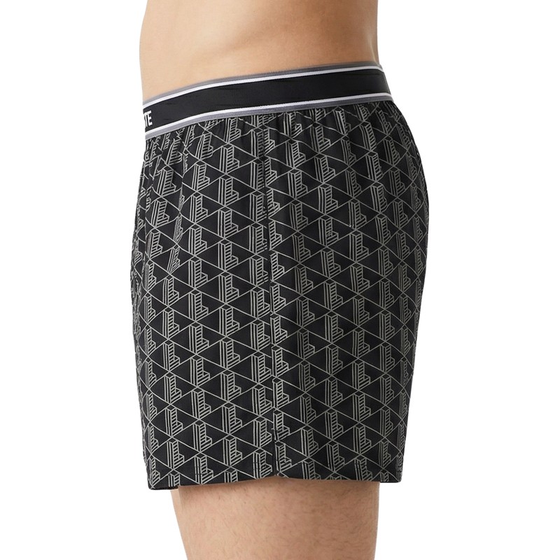 Lacoste_Boxershorts_Schwarz_Monogramm