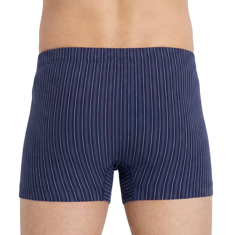 Schiesser_2-er Set_Shorts_Blau_gestreift_Schwarz