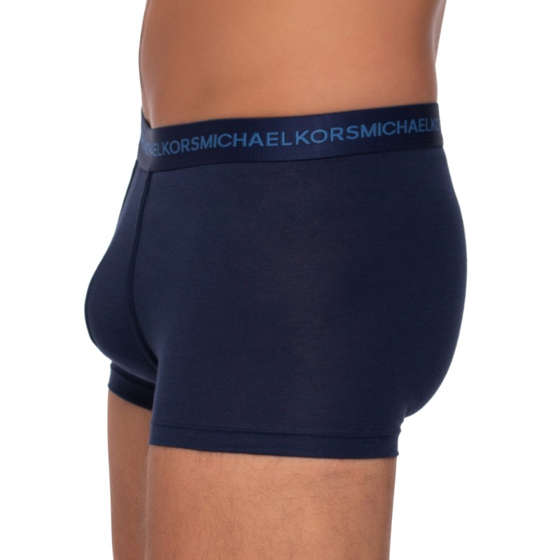 Boxerman_Boxershorts_Herrenunterwäsche_Michael Kors_3-er Set_Trunks_Blau