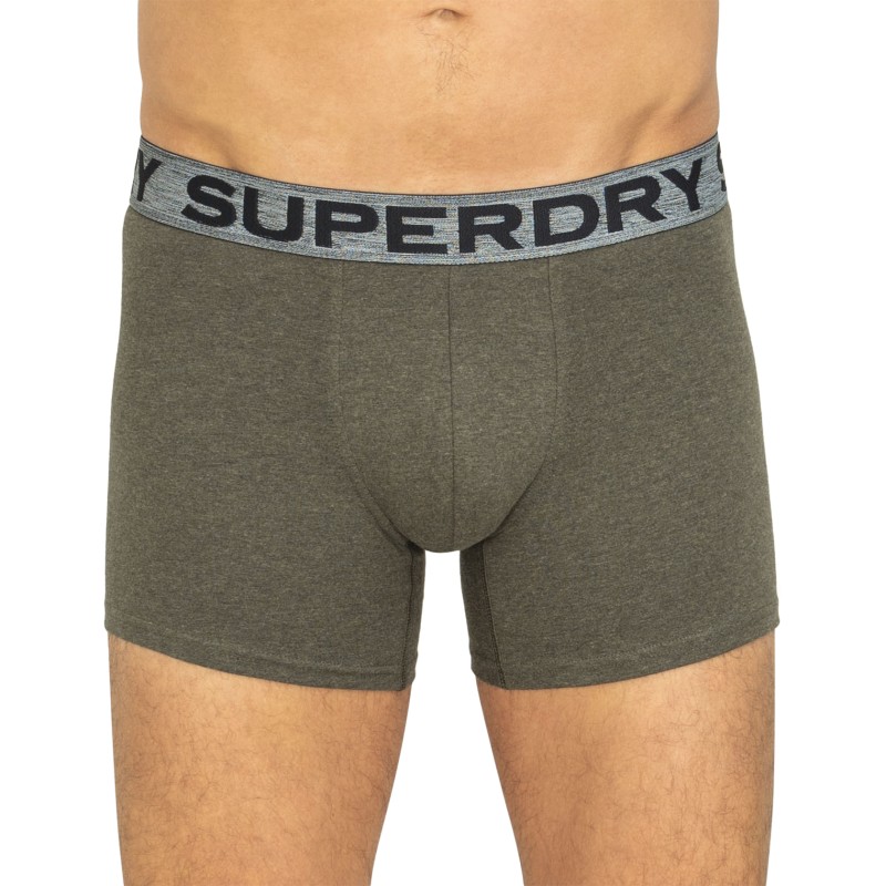 Superdry_3-erSet_Trunks_Schwarz,Orange&Grau