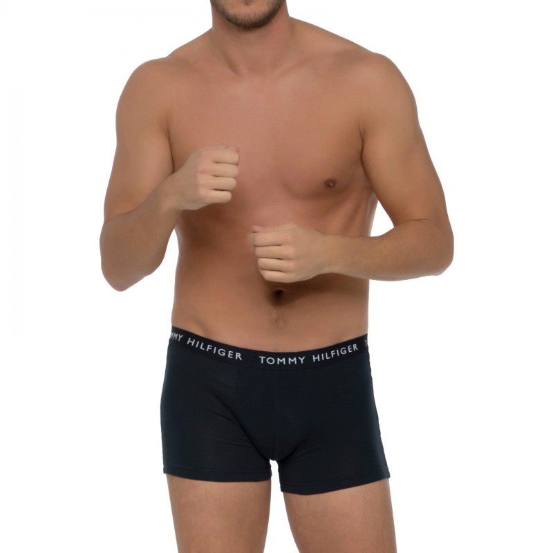 Boxerman_Herrenunterwäsche_Boxershorts_Tommy Hilfiger_3-er Set_Trunks_Dunkelblau