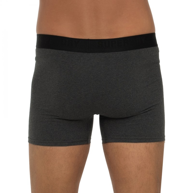 Boxerman_Herrenunterwäsche_Boxershorts_Superdry_3-er Set_Boxer Briefs_Schwarz Grau