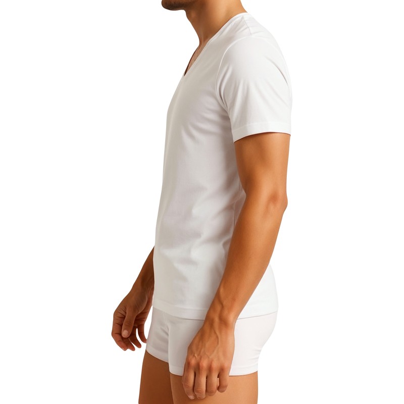 Lacoste_3-er Set_T-Shirts_Weiß