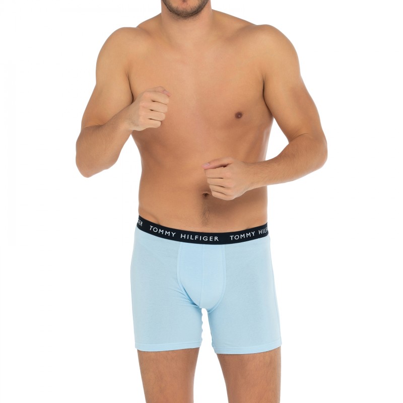 TommyHilfiger_3-erSet_Trunks_Blau&Rot