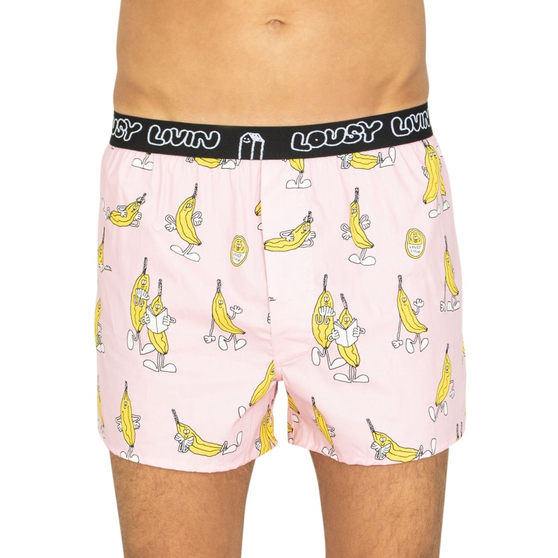 Lousy Livin Boxershorts 2-er Set Blau & Pink mit Motiv