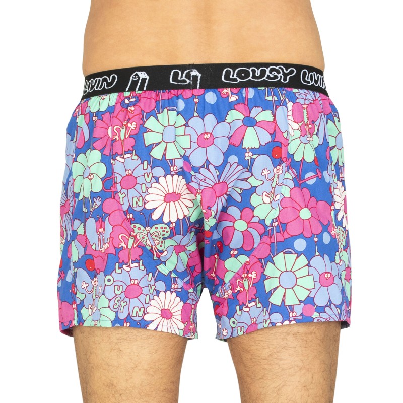 Lousy Livin Boxershorts 2-er Set Blau & Pink mit Motiv
