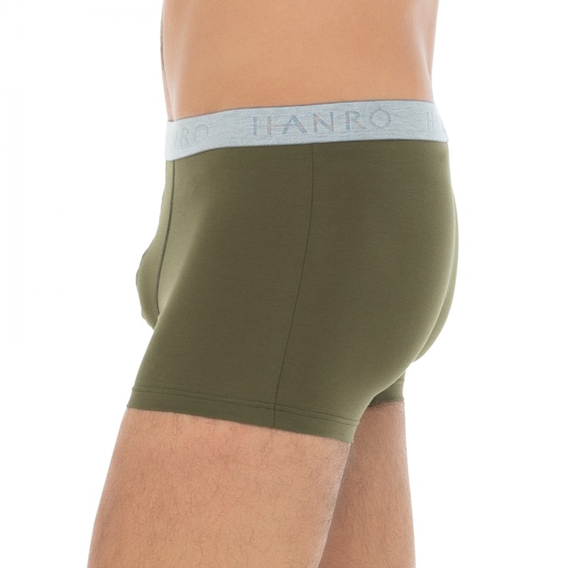 Hanro_2-erSet_Trunks_Blau&Khaki
