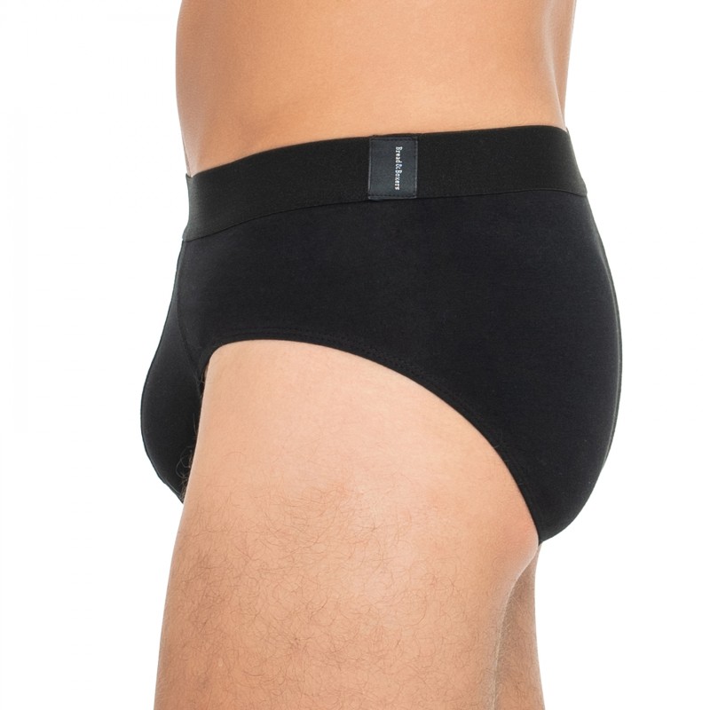 Bread & Boxers_3-er Set_Slips_Schwarz