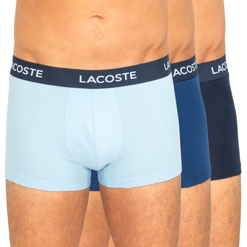 Lacoste 3-er Set Trunks in Blau günstig online kaufen