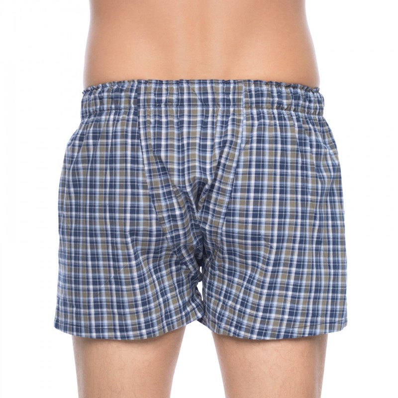 Seidensticker_2-erSet_Boxershorts_Blau&Grün_kariert&gestreift