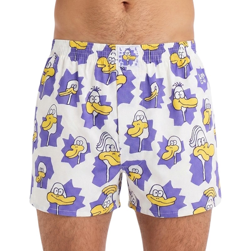 Lousy_Livin_Boxershorts_Weiß_Lila_Ente