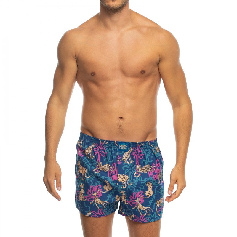 LousyLivin_2-erSet_Boxershorts_Blau&Beige_mitMotiv