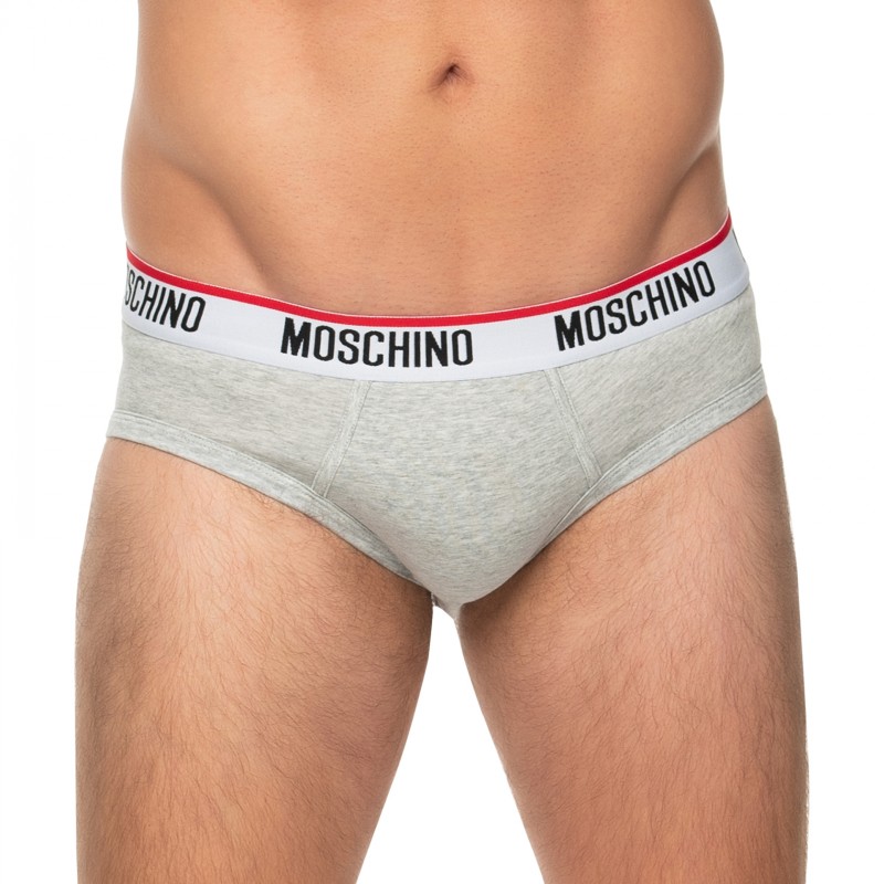 Boxerman_Herrenunterwäsche_Moschino_3-er Set_Slips_ Grau