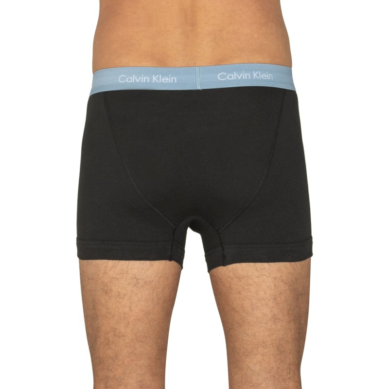 Calvin_Klein_3-er_Set_Trunks_Schwarz_mit_verschiedenfarbigen_Webbund