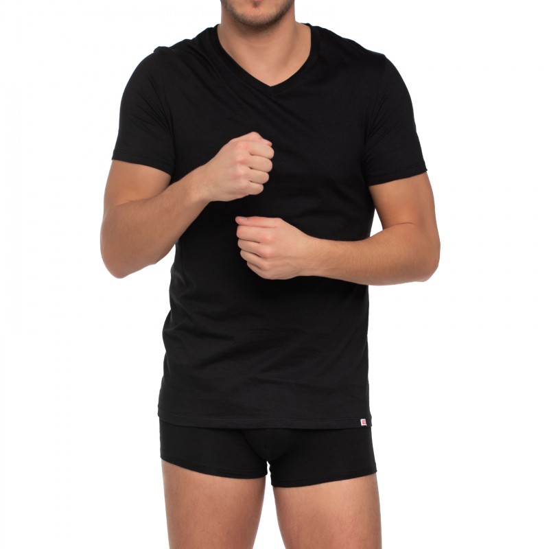 Boxerman_Herrenunterwäsche_Diesel_3-er_Set_T-Shirts_Schwarz