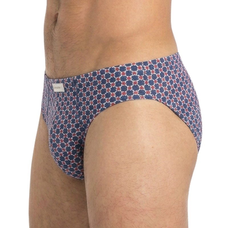 Mey_Slip_Rot_Blau_mit_Muster