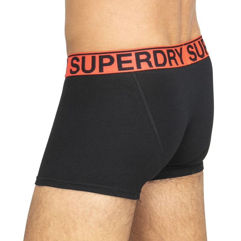 Superdry_3-erSet_Trunks_Schwarz,Orange&Grau