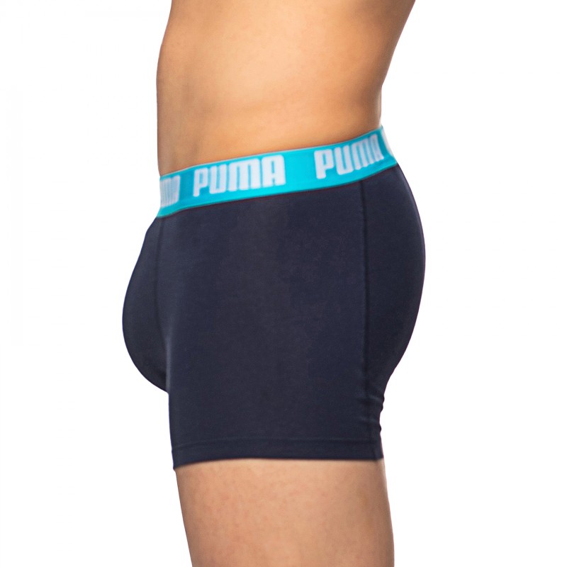Boxerman_Herrenunterwäsche_Boxershorts_Puma_2-er Set_Basic Boxer_Blau Türkis