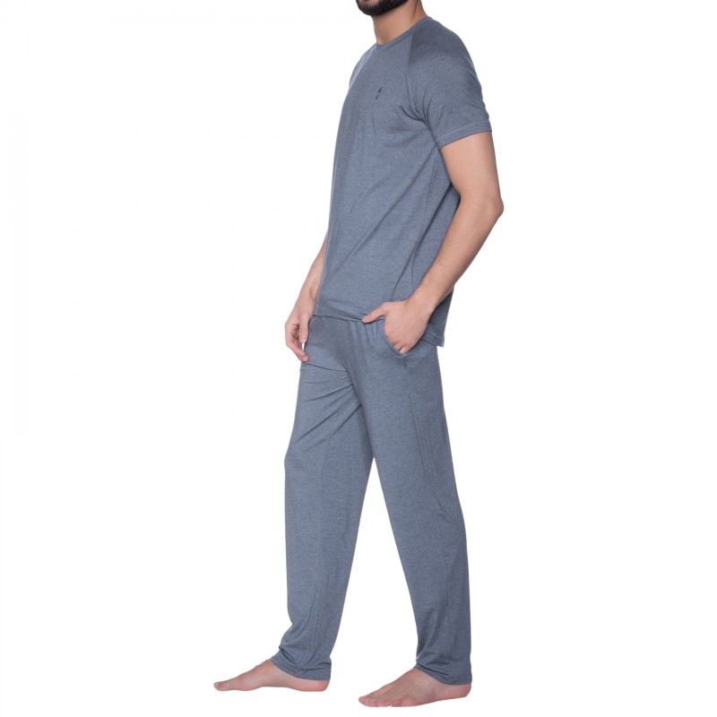 Jockey_T-Shirt_Blaugrau_meliert