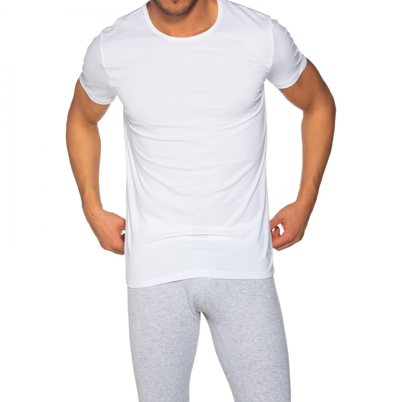 Boxerman_Herrenunterwäsche_Superdry_2-er Set_T-Shirts_Weiß_Crew-Neck