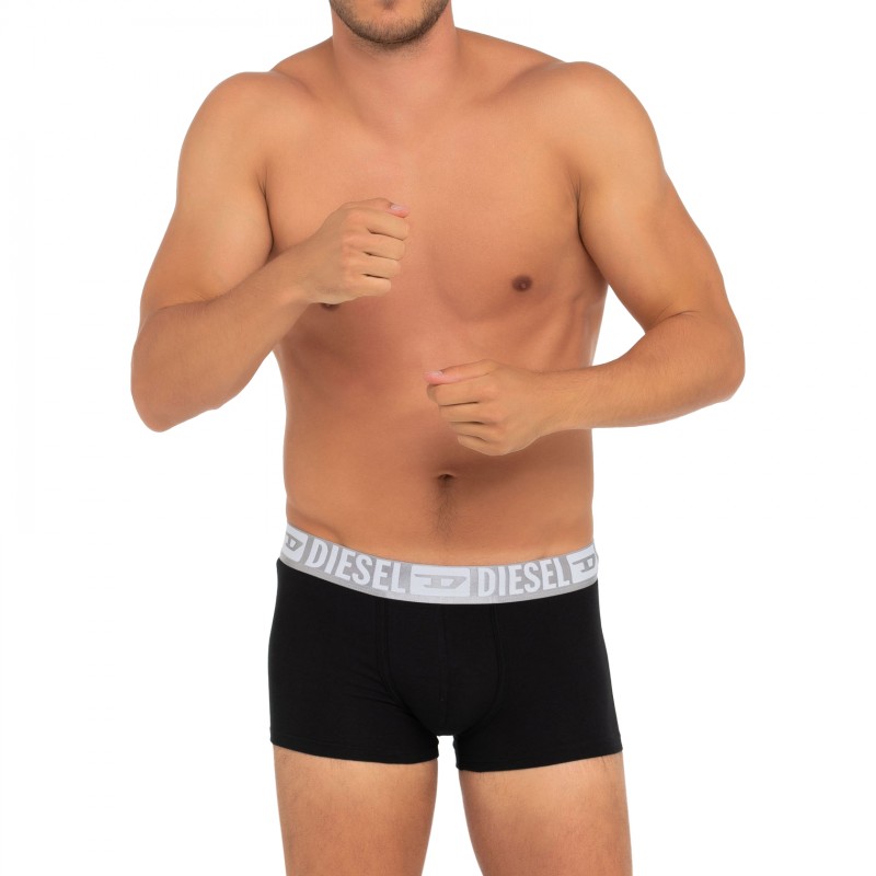 Diesel_2-er Set_Trunks_Schwarz & Grau