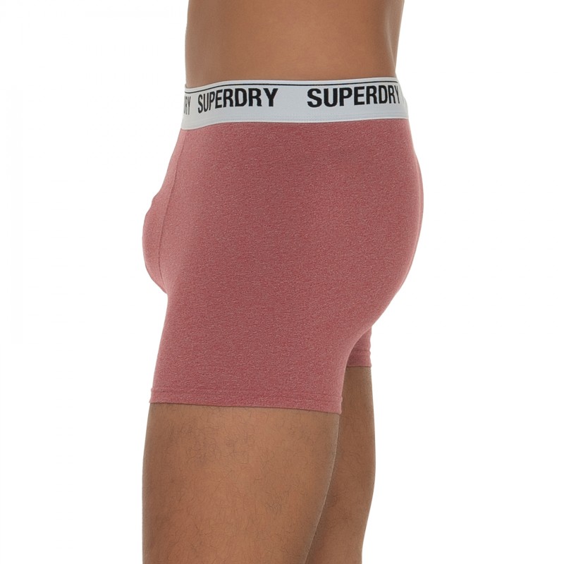 Boxerman_Herrenunterwäsche_Boxershorts_Superdry_2-er Set_Sport Boxer_Rot
