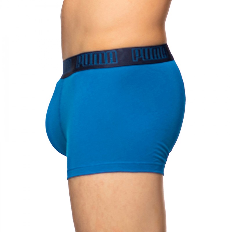 Boxerman_Herrenunterwäsche_Boxershorts_Puma_2-er Set_Basic Trunks_BLau