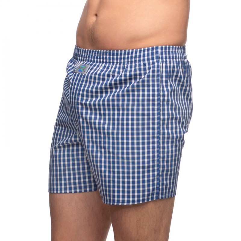 Boxerman_Herrenunterwäsche_D.E.A.L International_Boxershorts_Blau_kariert