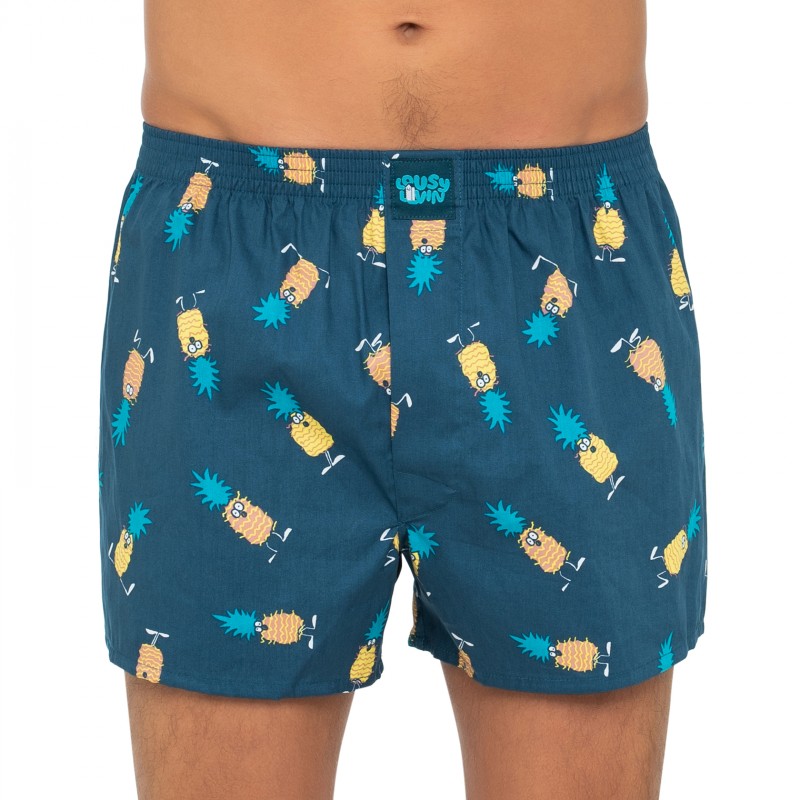 LousyLivin_2-erSet_Boxershorts_Blau_mitPrint