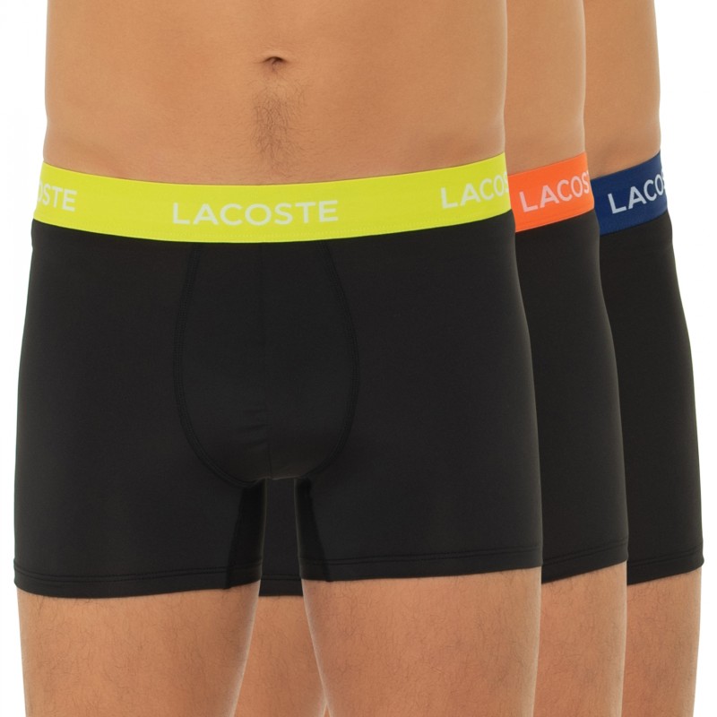 Boxerman_Herrenunterwäsche_Boxershorts_Lacoste_3-er Set_Trunks_Schwarz