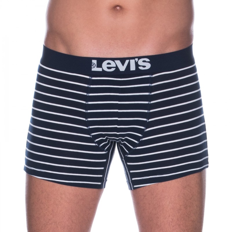 Levi's_2-er Set_Boxer Briefs_Dunkelblau_Gestreift