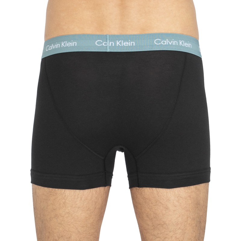 CalvinKlein_3-erSet_Trunks_Schwarz_verschiedenfarbigerWebbund