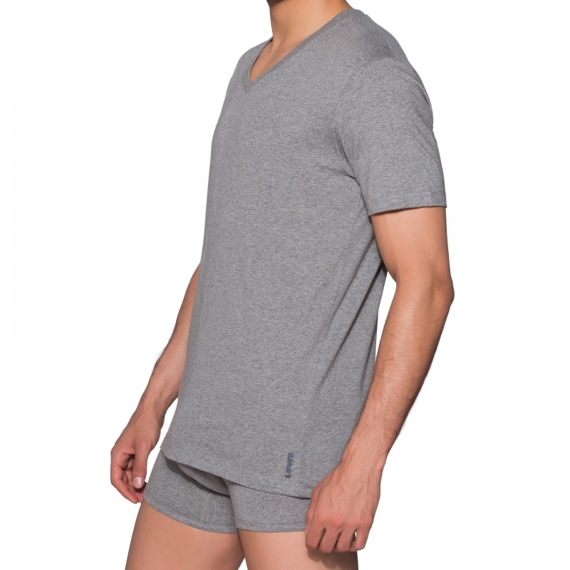 Levis V-Neck T-Shirts grau